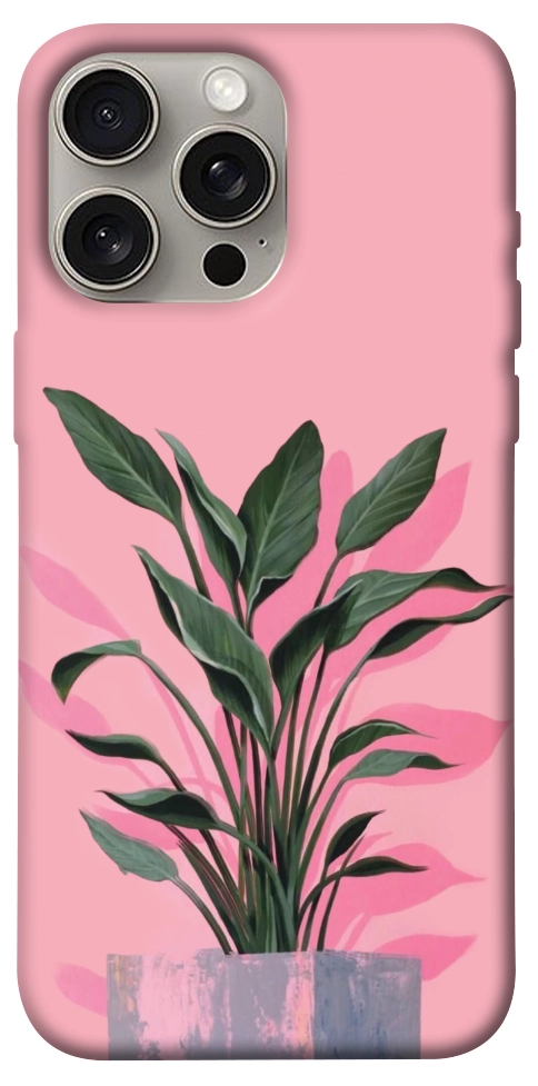 Чехол Pink plant для iPhone 15 Pro Max