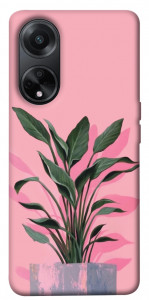 Чохол Pink plant для Oppo A98