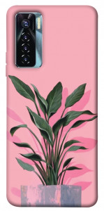 Чохол Pink plant для TECNO Camon 17 Pro