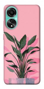 Чехол Pink plant для Oppo A78 4G