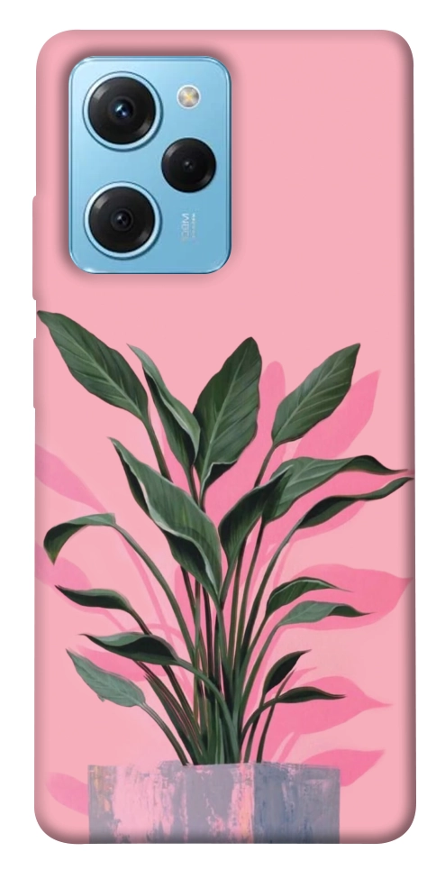 Чехол Pink plant для Xiaomi Poco X5 Pro 5G