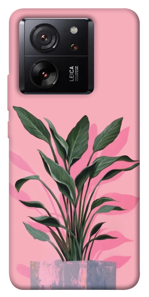 Чехол Pink plant для Xiaomi 13T Pro