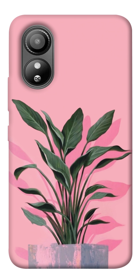 Чехол Pink plant для ZTE Blade L220