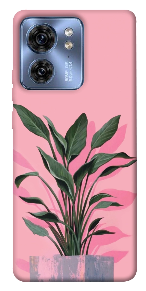 Чохол Pink plant для Motorola Edge 40