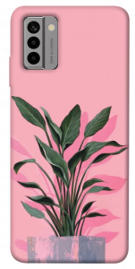 Чохол Pink plant для Nokia G22