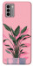 Чохол Pink plant для Nokia G22