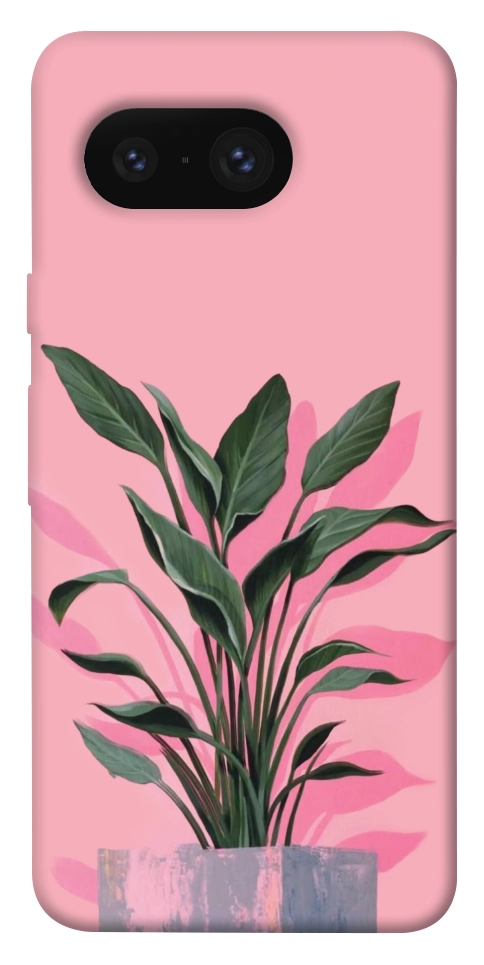 Чехол Pink plant для Google Pixel 8