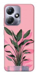 Чехол Pink plant для Infinix Hot 30i