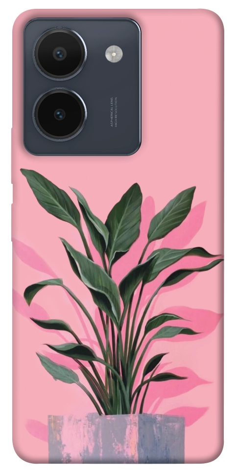 Чохол Pink plant для Vivo Y36