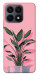 Чехол Pink plant для Huawei Honor X8a