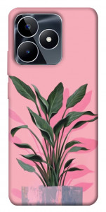 Чохол Pink plant для Realme C53