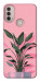 Чехол Pink plant для Motorola Moto E30