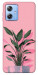 Чехол Pink plant для Motorola Moto G84