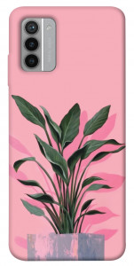 Чохол Pink plant для Nokia G42