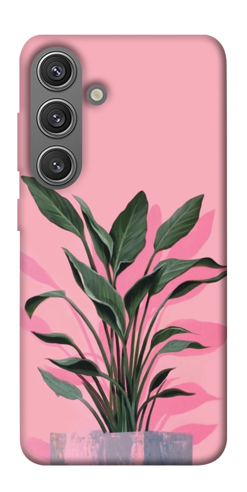 Чохол Pink plant для Galaxy S24
