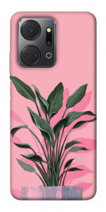 Чехол Pink plant для Huawei Honor X7a