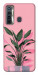 Чехол Pink plant для TECNO Camon 17