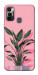 Чехол Pink plant для TECNO Spark 7