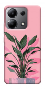 Чехол Pink plant для Xiaomi Redmi Note 13 4G