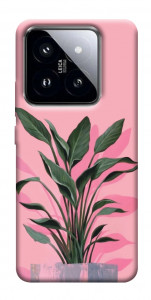 Чехол Pink plant для Xiaomi 14 Pro