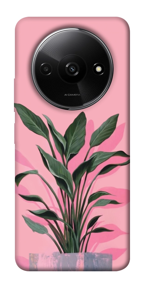 Чехол Pink plant для Xiaomi Redmi A3