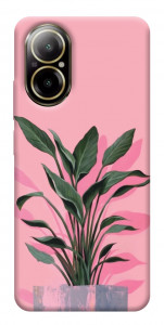 Чехол Pink plant для Realme C67 4G