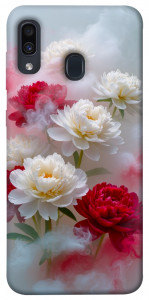 Чохол Red and white smoke для Samsung Galaxy A30