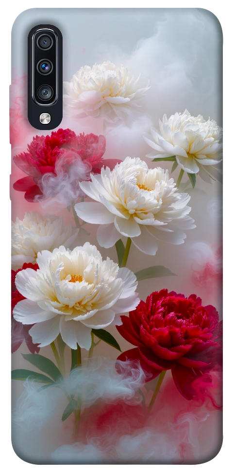 Чехол Red and white smoke для Galaxy A70 (2019)