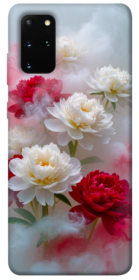 Чехол Red and white smoke для Galaxy S20 Plus (2020)