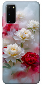 Чохол Red and white smoke для Galaxy S20 (2020)