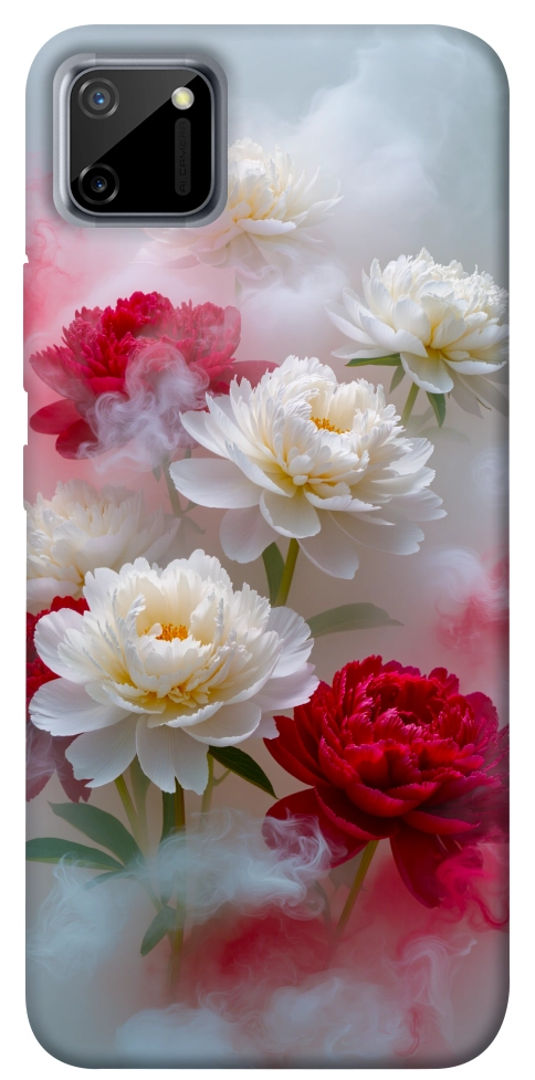 Чехол Red and white smoke для Realme C11
