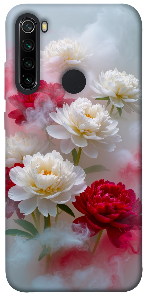 Чехол Red and white smoke для Xiaomi Redmi Note 8