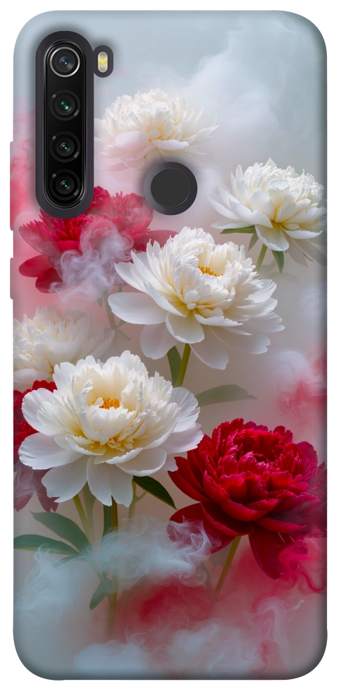 Чехол Red and white smoke для Xiaomi Redmi Note 8T