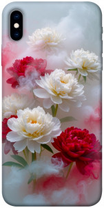 Чехол Red and white smoke для iPhone XS