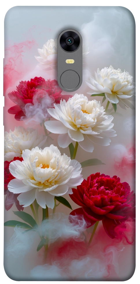 Чехол Red and white smoke для Xiaomi Redmi Note 5 (Single Camera)