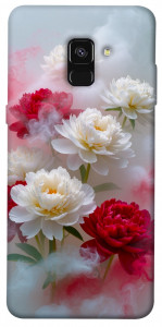 Чохол Red and white smoke для Galaxy A8 (2018)