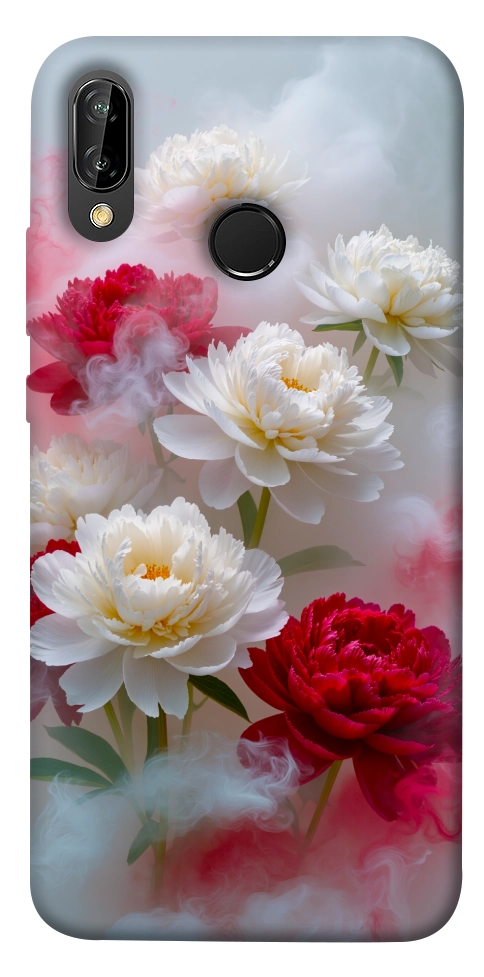 Чехол Red and white smoke для Huawei P20 Lite