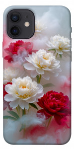Чехол Red and white smoke для iPhone 12