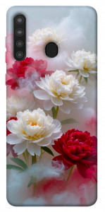 Чохол Red and white smoke для Galaxy A21