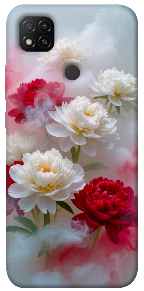 Чехол Red and white smoke для Xiaomi Redmi 9C