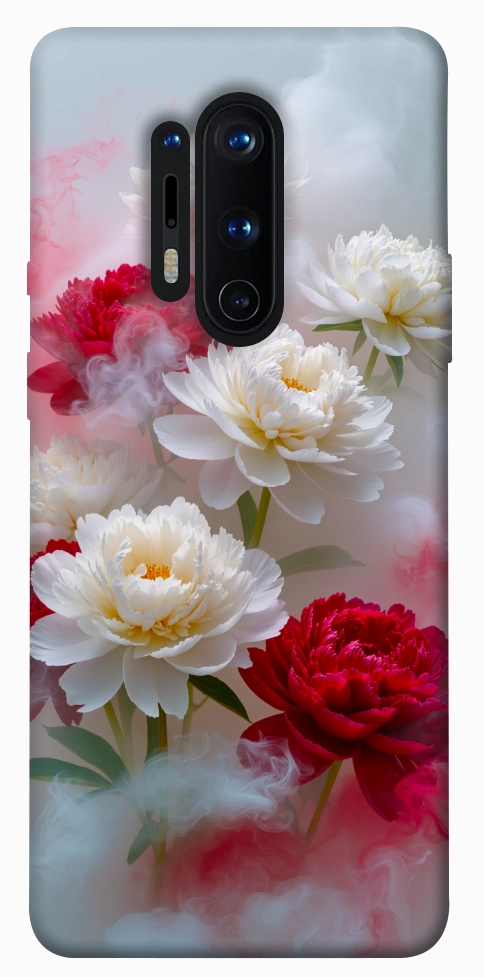 Чехол Red and white smoke для OnePlus 8 Pro