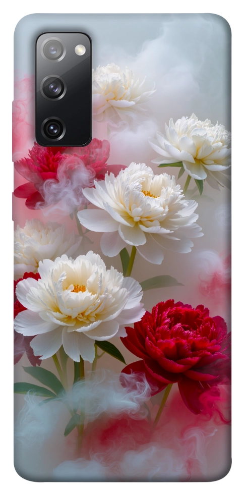 Чехол Red and white smoke для Galaxy S20 FE