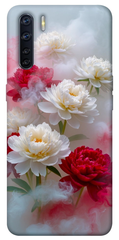 Чехол Red and white smoke для Oppo A91