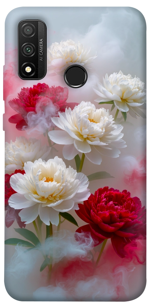 Чехол Red and white smoke для Huawei P Smart (2020)