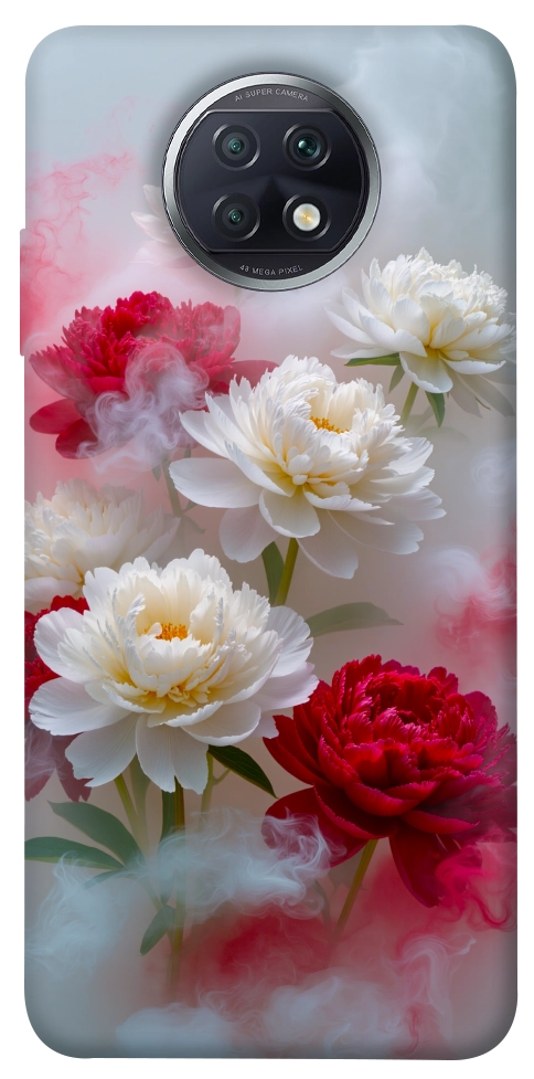 Чехол Red and white smoke для Xiaomi Redmi Note 9T