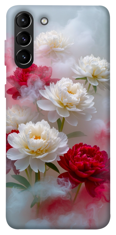 Чохол Red and white smoke для Galaxy S21+