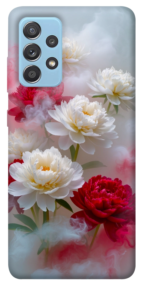 Чохол Red and white smoke для Galaxy A52