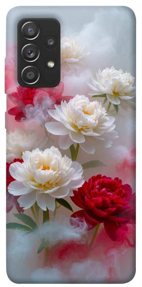 Чехол Red and white smoke для Galaxy A72 5G
