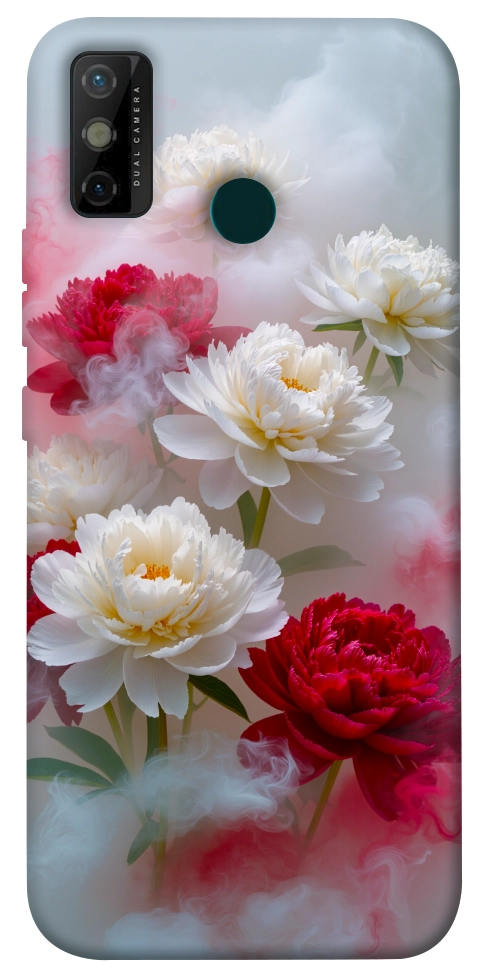 Чехол Red and white smoke для TECNO Spark 6 Go