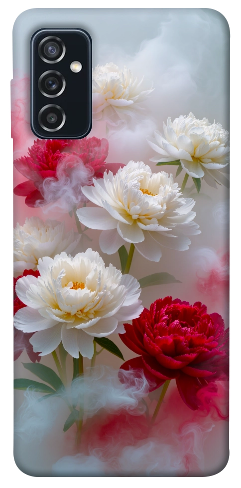 Чехол Red and white smoke для Galaxy M52
